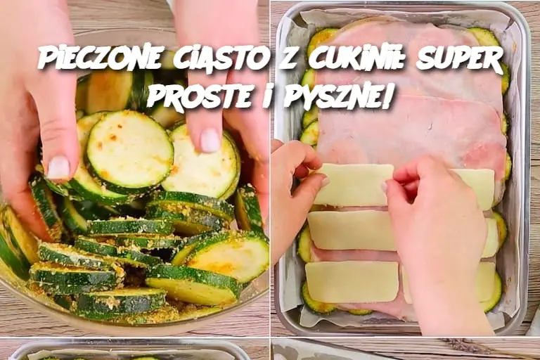 Pieczone ciasto z cukinii: super proste i pyszne!