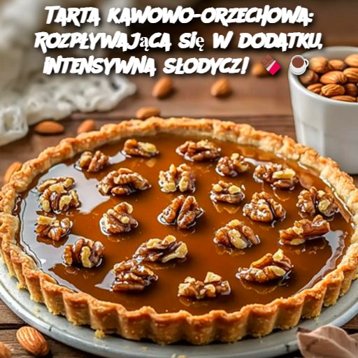 Tarta kawowo-orzechowa: Rozpływająca się w dodatku, intensywna słodycz! 🍫☕