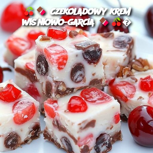 🍒🍫 Czekoladowy krem ​​wiśniowo-garcia 🍫🍒�