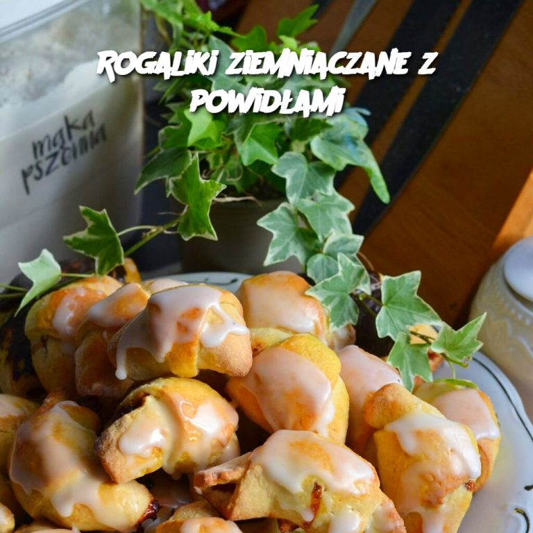 Rogaliki Ziemniaczane z Powidłami (Potato Rogaliki with Plum Jam)