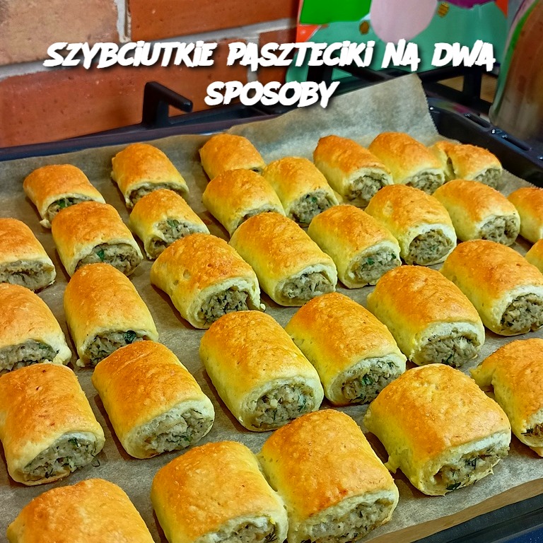 Szybciutkie paszteciki na dwa sposoby