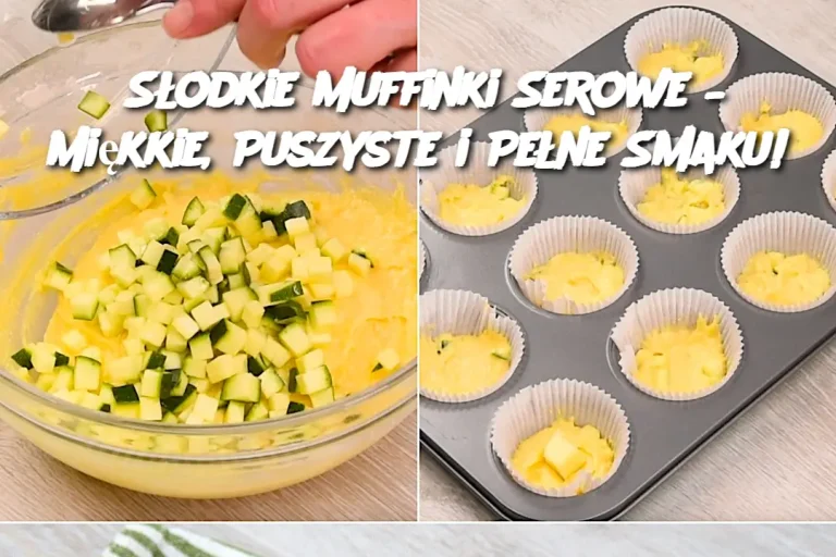 Słodkie Muffinki Serowe – Miękkie, Puszyste i Pełne Smaku!