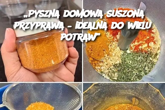 Pyszna domowa suszona przyprawa – idealna do wielu potraw”