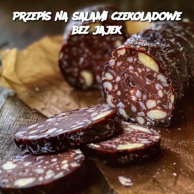 Przepis na salami czekoladowe bez jajek