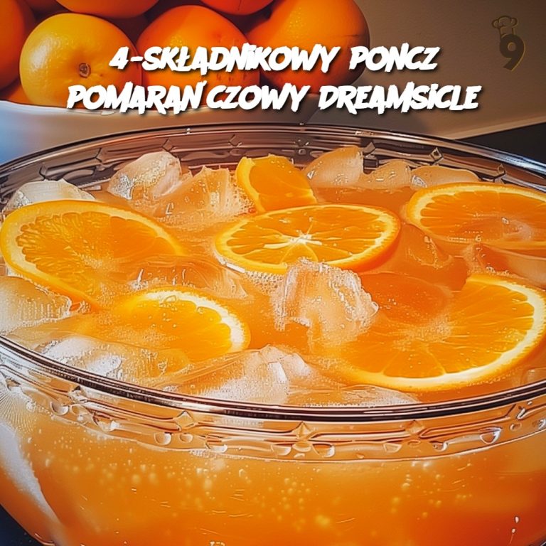 4-składnikowy poncz pomarańczowy Dreamsicle