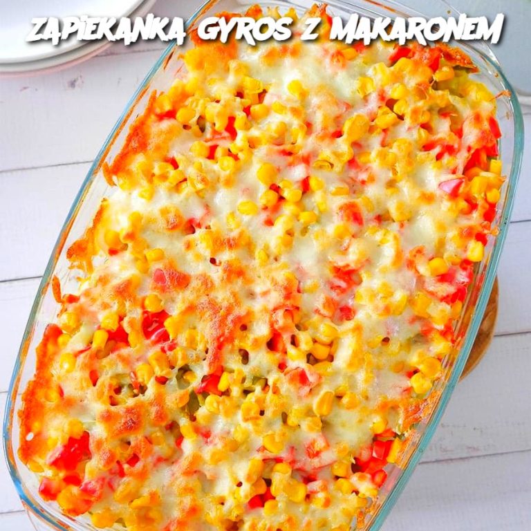 Zapiekanka gyros z makaronem