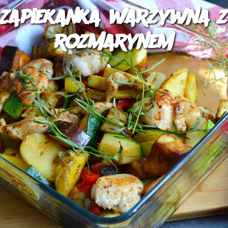 Zapiekanka warzywna z rozmarynem