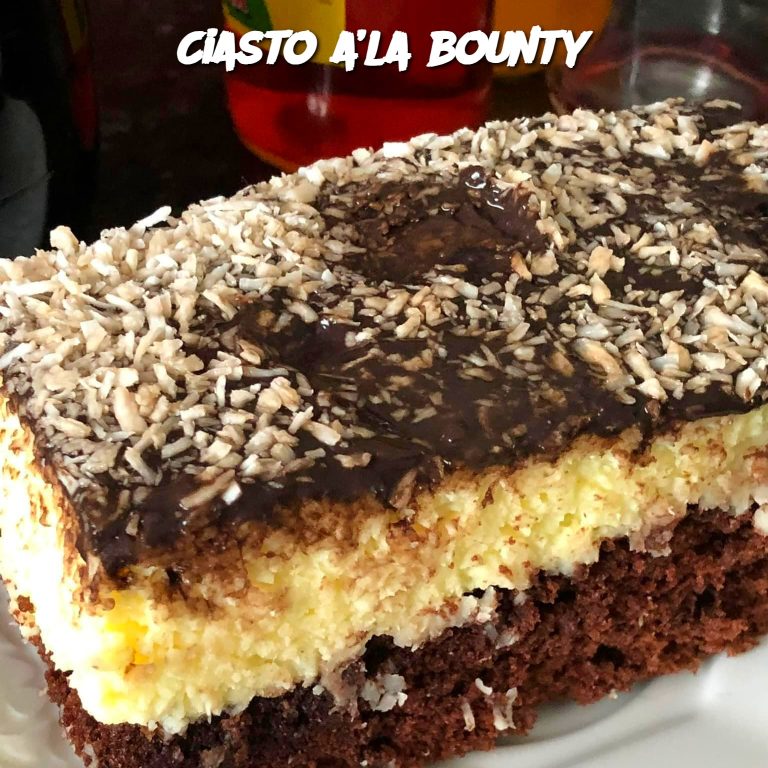 Ciasto a’la Bounty – Domowy Raj Kokosowy