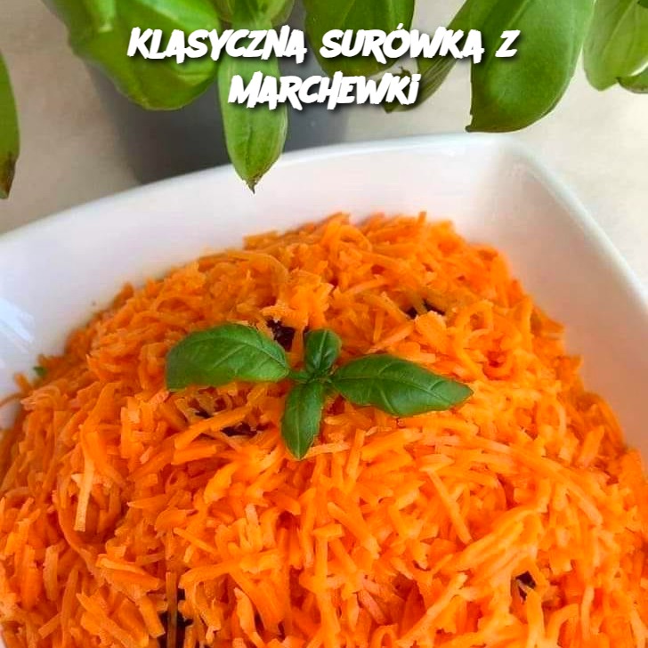 Klasyczna surówka z marchewki