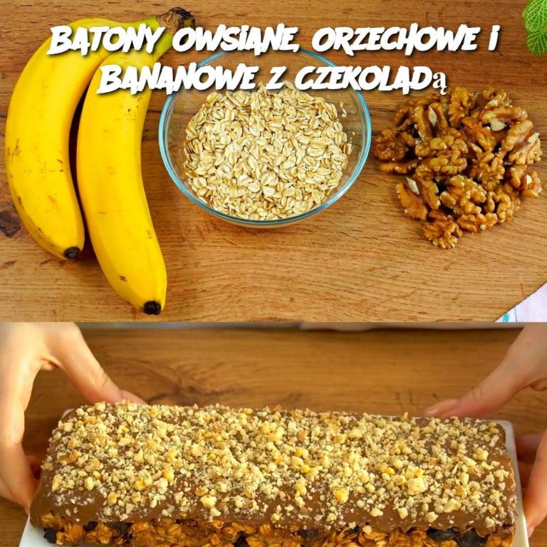 Batony Owsiane, Orzechowe i Bananowe z Czekoladą – Przepis na zdrową przekąskę