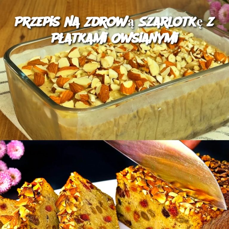 Przepis na Zdrową Szarlotkę z Płatkami Owsianymi