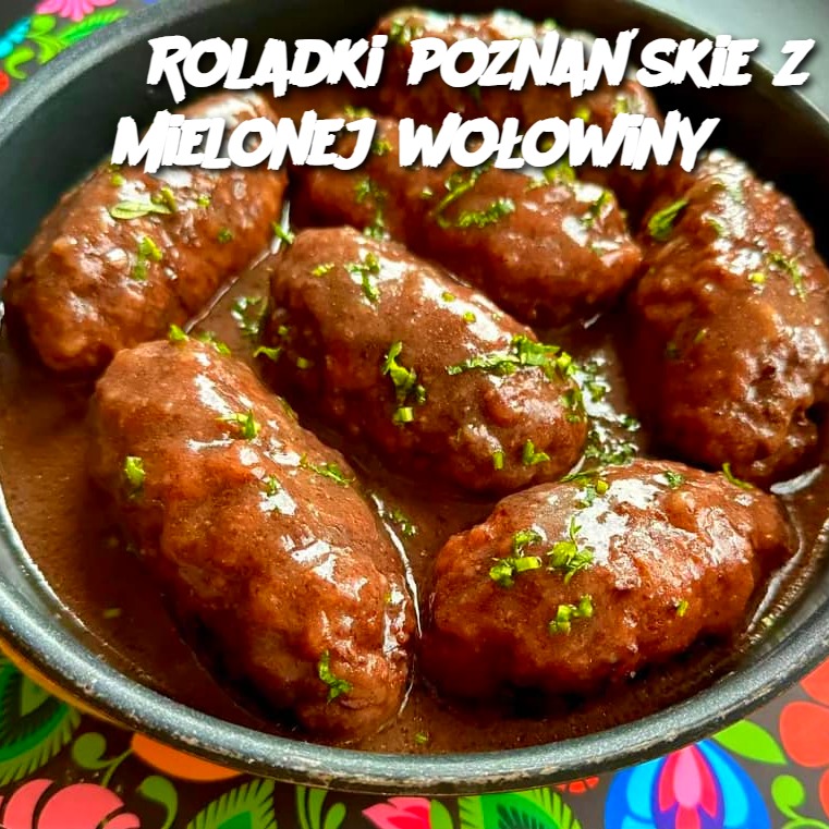 Roladki poznańskie z mielonej wołowiny – przepis