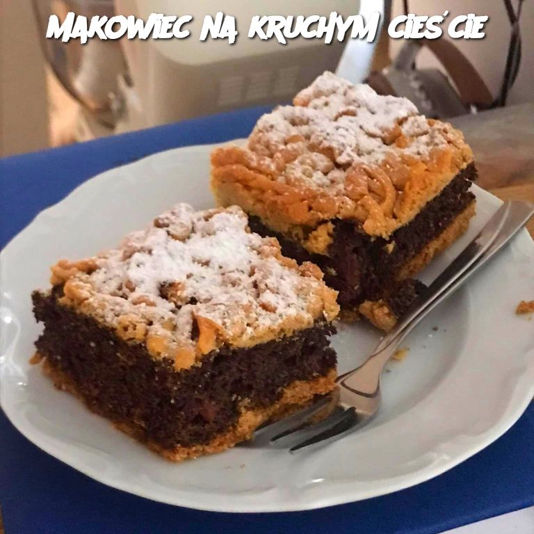 Makowiec na kruchym cieście – przepis na wyjątkowy deser