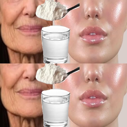 Osiągnij naturalny lifting twarzy dzięki Collagen Boost! W wieku 70 lat zmarszczki znikają w zaledwie 3 minuty! (Pielęgnacja skóry sodą oczyszczoną i wodą)