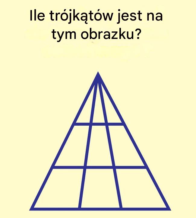 Wie viele Dreiecke gibt es auf diesem Bild?