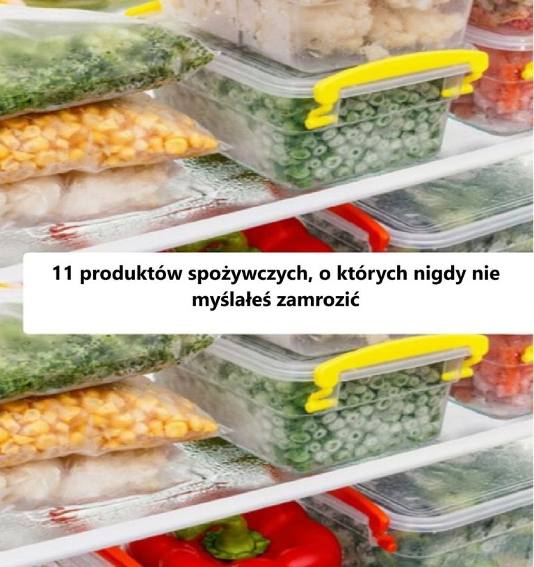 11 produktów spożywczych, o których nigdy nie pomyślałeś, że można je zamrozić