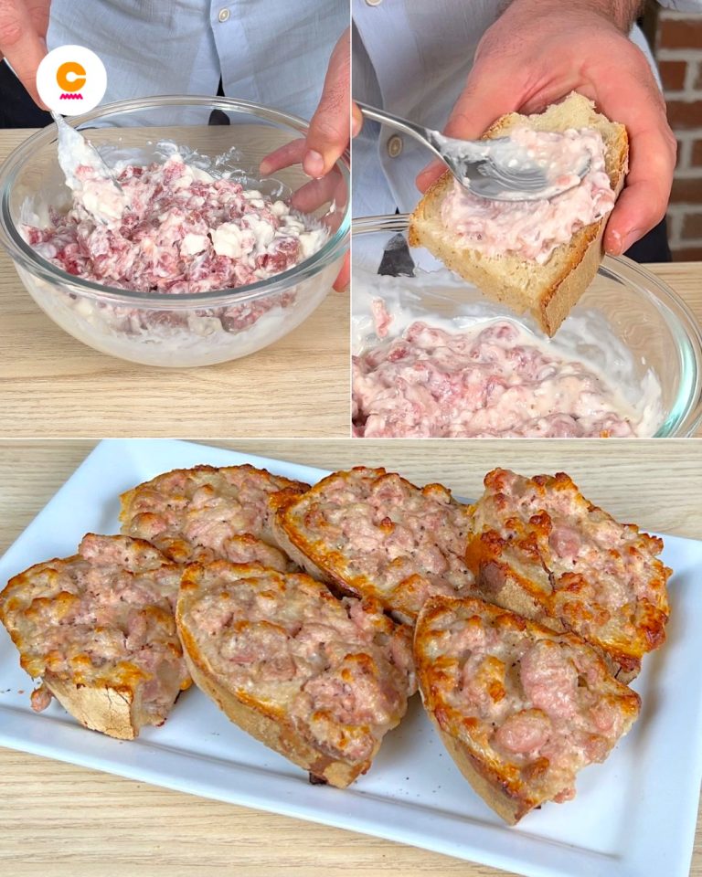 Kiełbasa i Stracchino Crostini: przepis na smaczną toskańską bruschettę