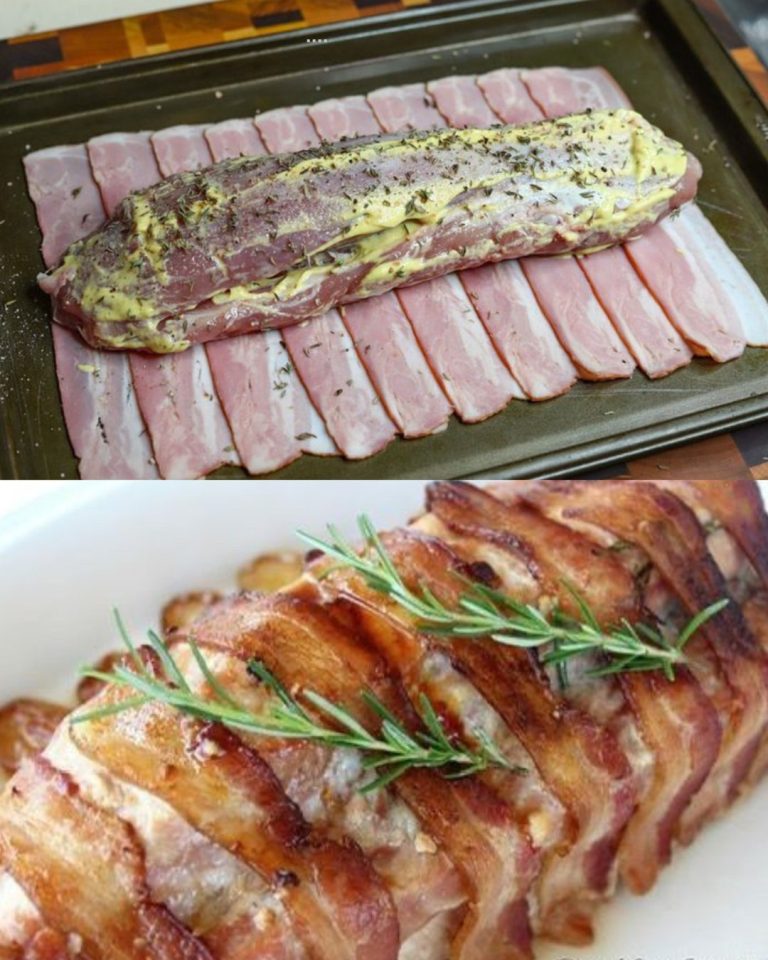 Rețeta Zilei - Muschiă de Porc Caramelizată cu Bacon 🍯