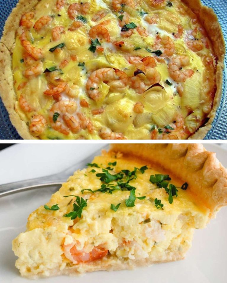 Quiche cu creveți delicioasă și ușor de făcut 🥧