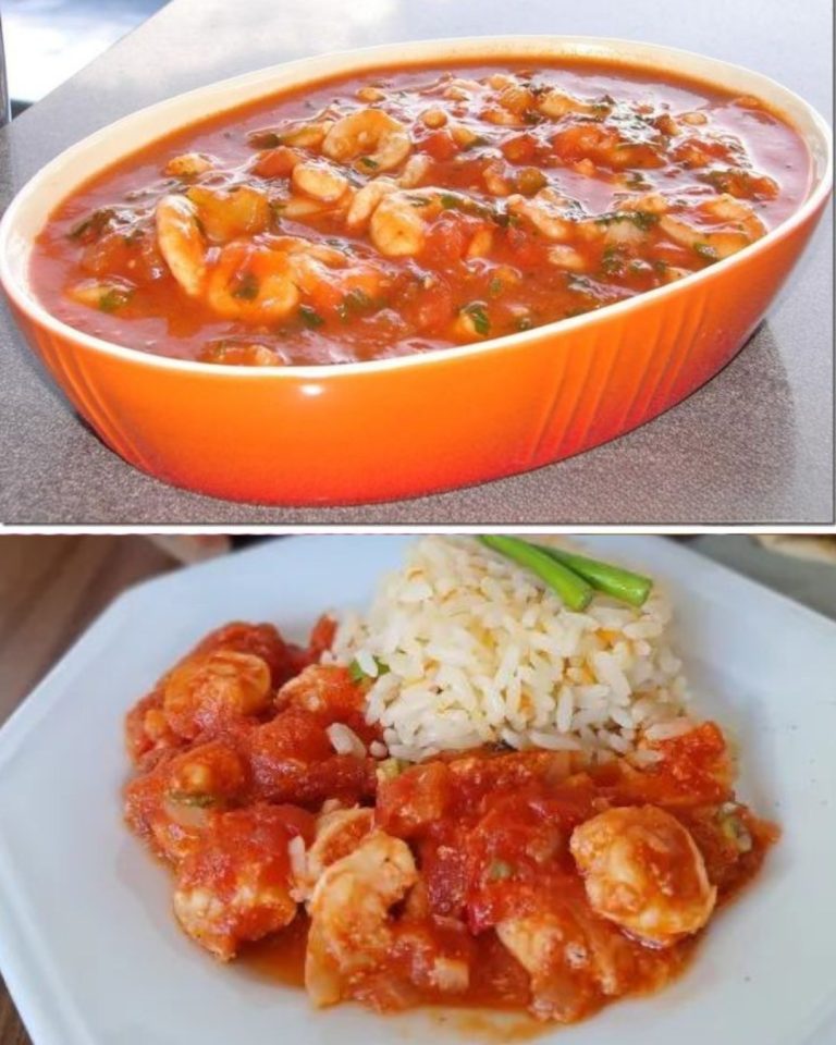 🍤 Creveți în sos cremos de nucă de cocos și roșii – O rețetă irezistibilă! 🍅🥥