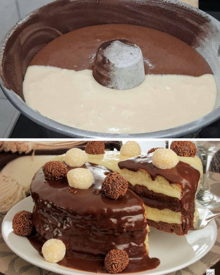 Tort cu două iubiri 🍫❤️