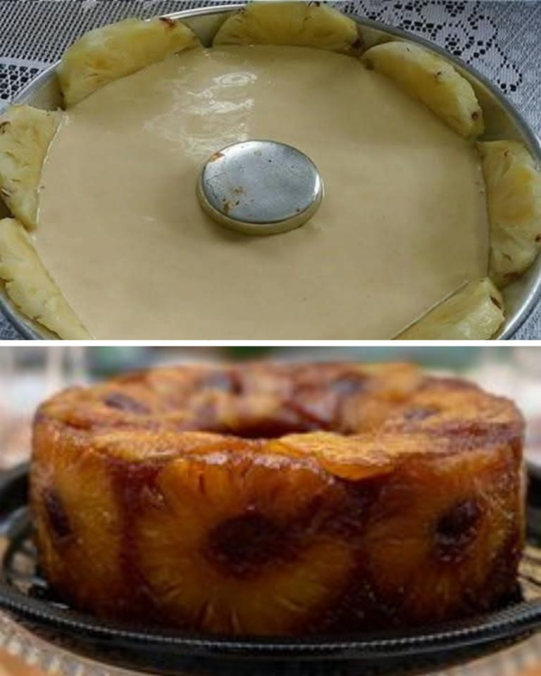 Tort cu ananas si caramel