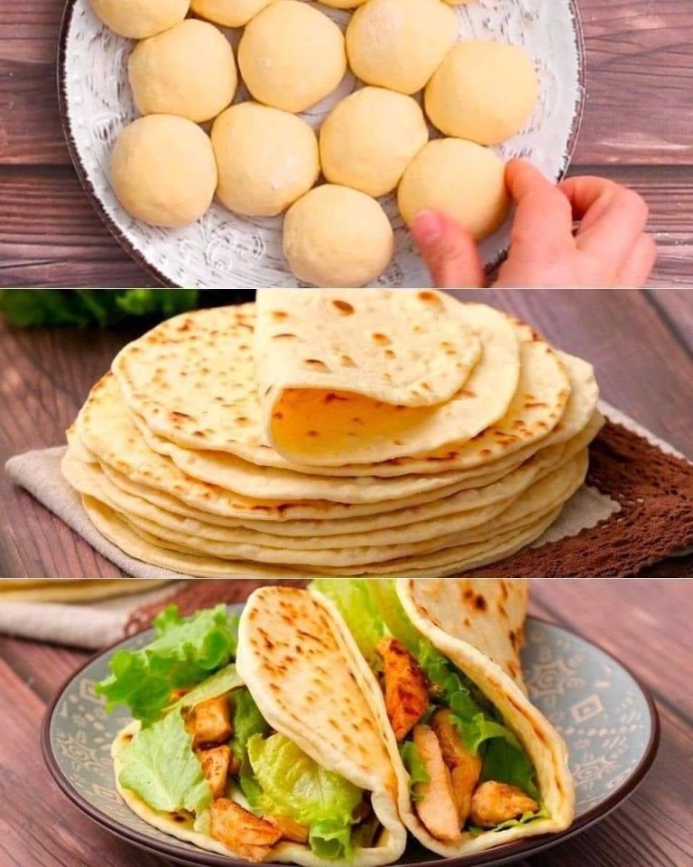 Tortillas à la farine maison :