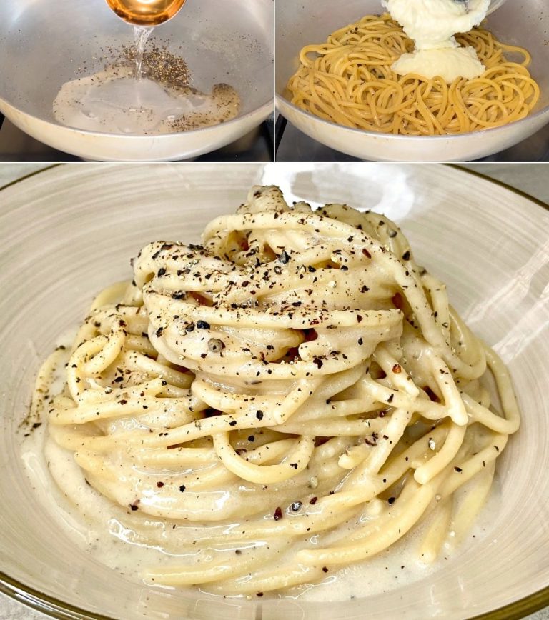 Spaghetti Spaghetti Cacio e Pepe: przepis na proste i smaczne, typowe rzymskie danie 🍝🧀Cacio e Pepe: przepis na proste i smaczne, typowe rzymskie danie 🍝🧀