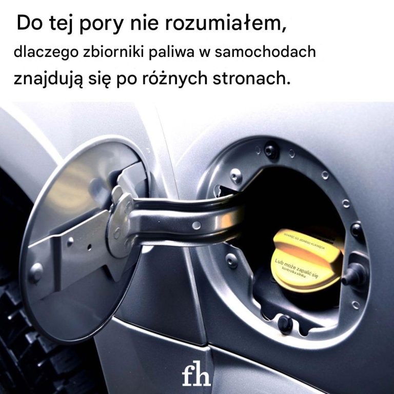 Dlaczego nie wszystkie samochody mają zbiorniki paliwa po tej samej stronie?