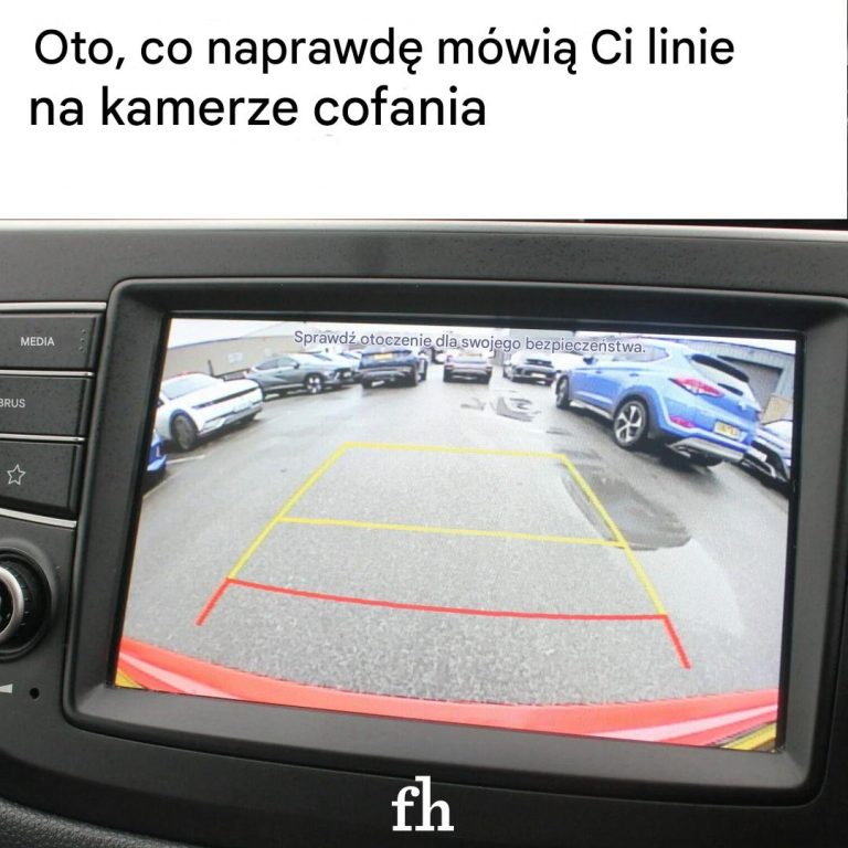 Co tak naprawdę mówią linie na kamerze cofania