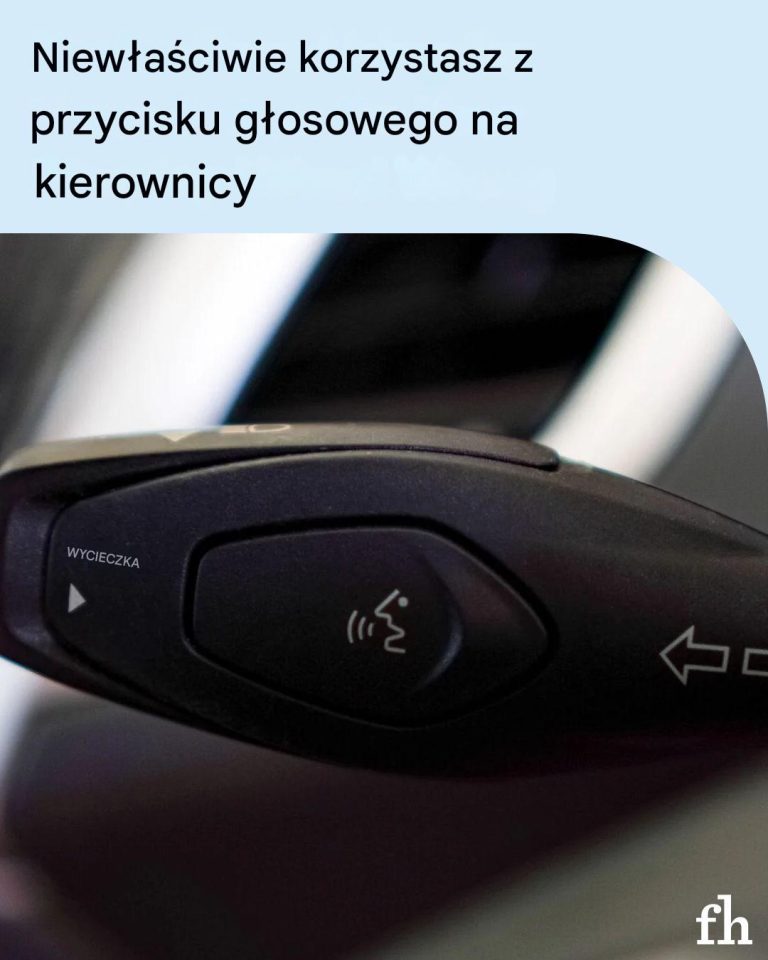 Źle używasz przycisku głosowego na kierownicy