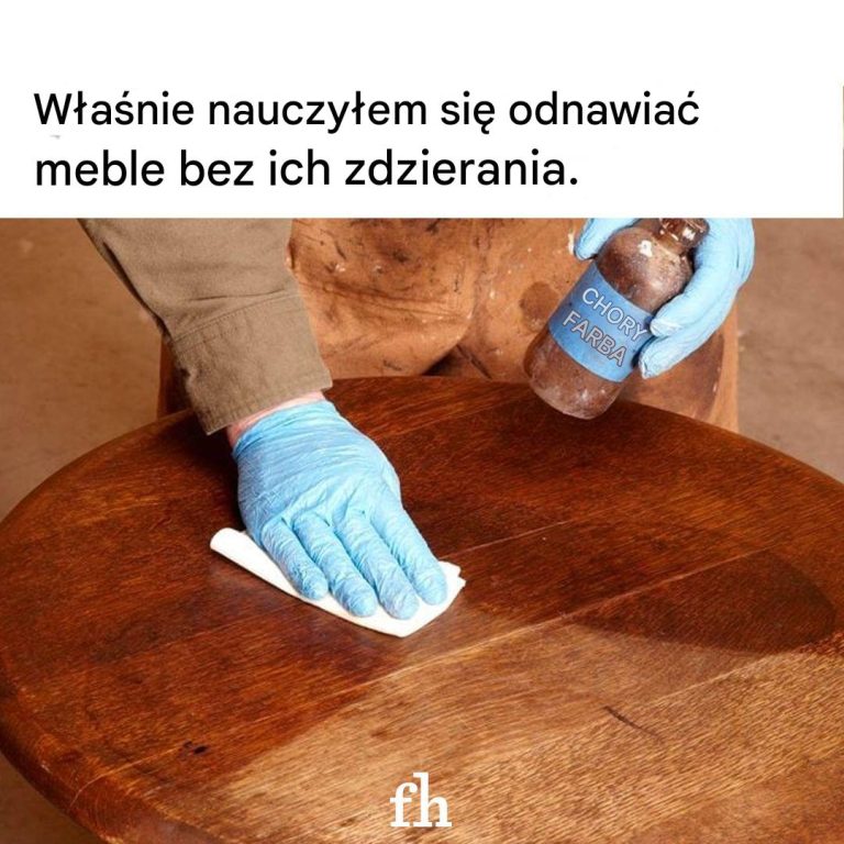 Odnawianie mebli bez ich zdzierania