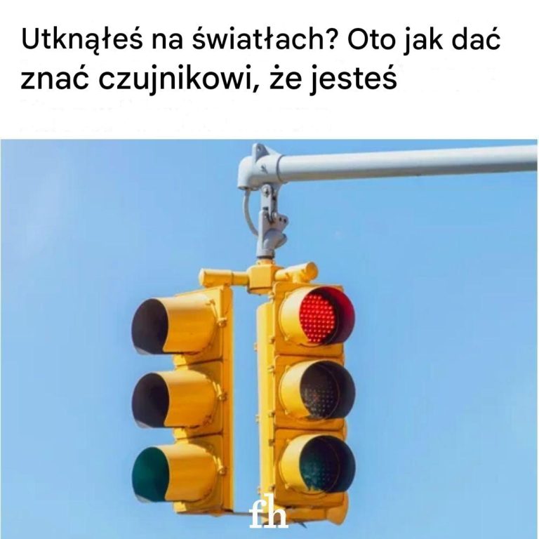 Utknąłeś na światłach? Oto jak dać znać czujnikowi