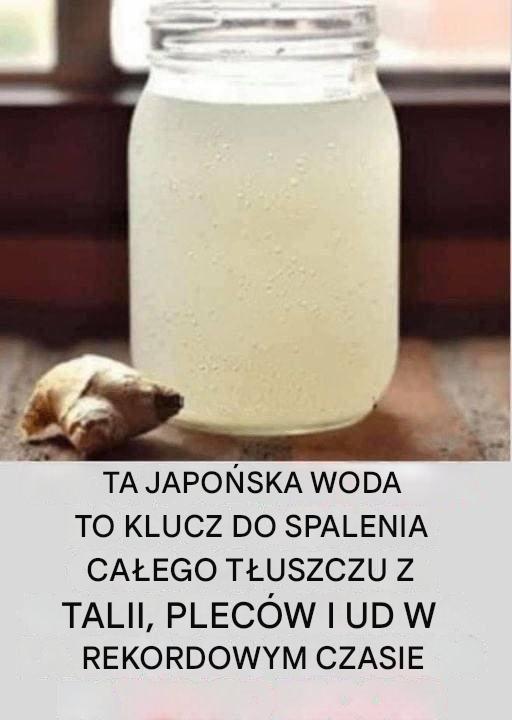 Woda imbirowa: najzdrowszy napój spalający tłuszcz z brzucha, szyi, ramion, pleców i ud!