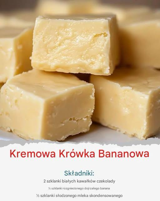 Kremowy krem ​​bananowy