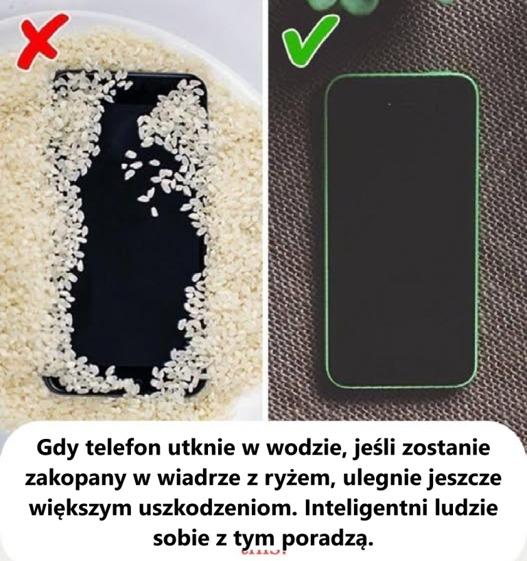 Dobre porady jak obchodzić się z telefonem uwięzionym w wodzie