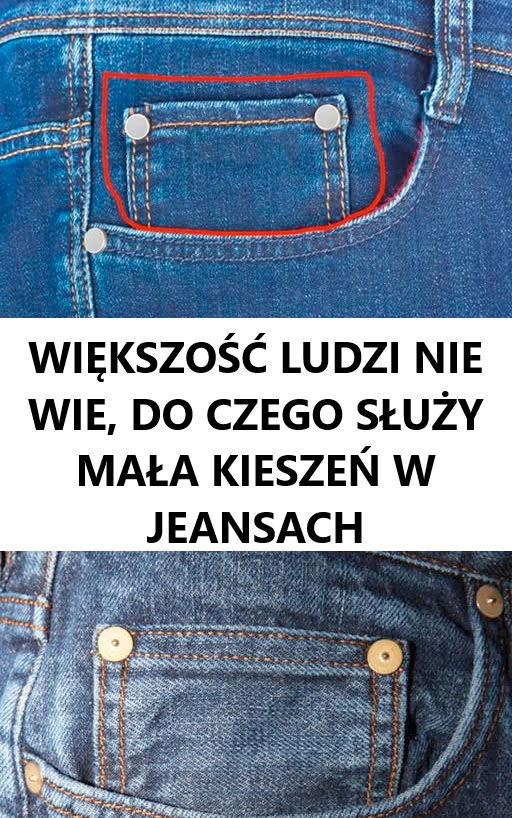 Do czego służy mała kieszonka w dżinsach? Oto jej prawdziwa funkcja