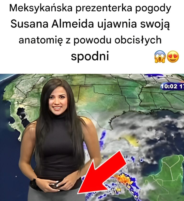 Susy Almeida, „najgorętsza pogodynka świata”, pokazuje zbyt wiele w telewizji