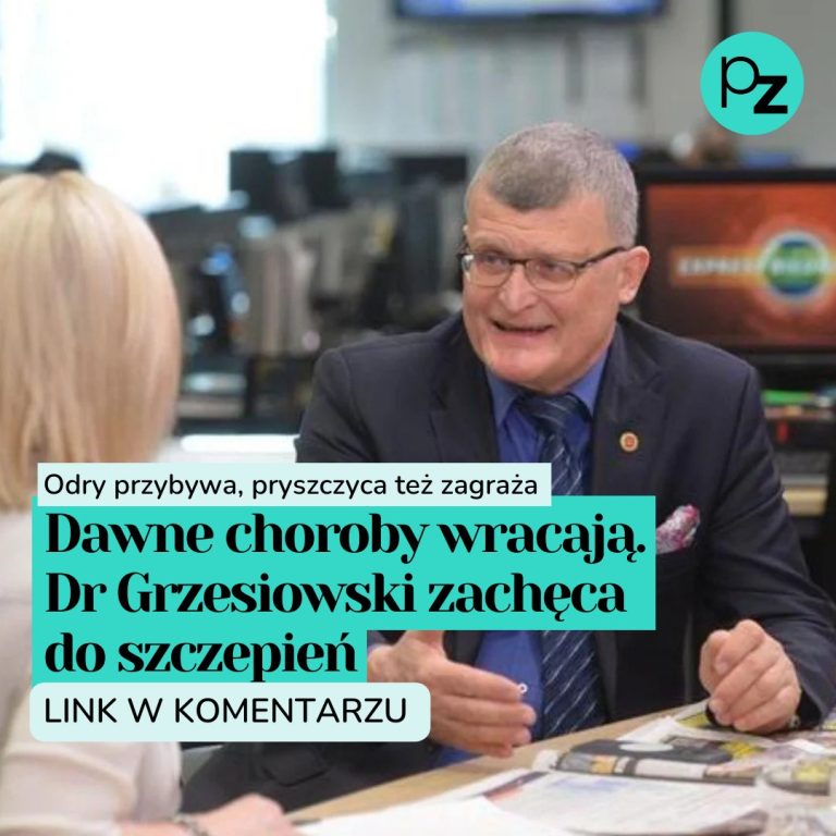 Choroby wracają, bo się nie szczepimy. Dr Grzesiowski ostrzega przed tymi wirusami