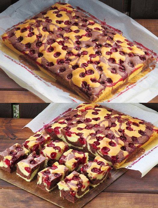 Wow, jestem wniebowzięta, ciasto wiśniowe z 3 minutami