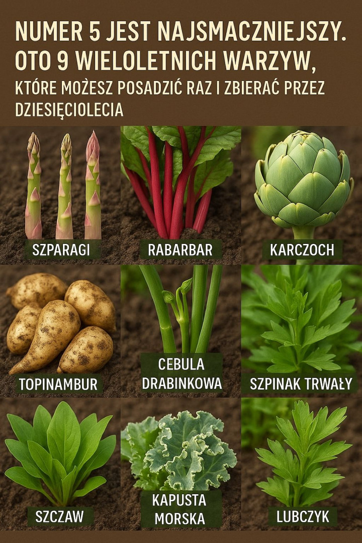 9 Wieloletnich Warzyw, Które Raz Posadzone, Będą Ci Dostarczać Plony Przez Lata