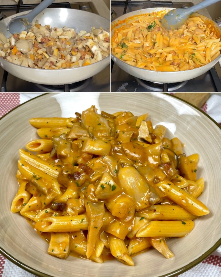 Pasta alla Boscaiola: przepis na smaczną i pachnącą pierwszą potrawę jesieni