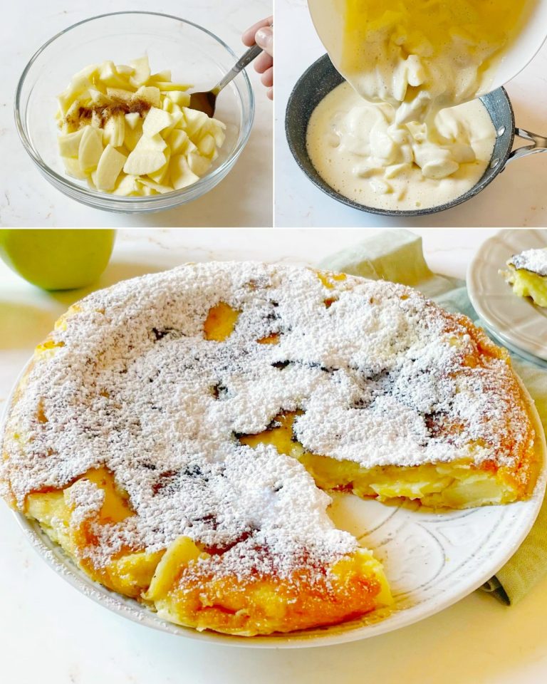 Omlet jabłkowy: przepis na szybki i pyszny deser smażony na patelni