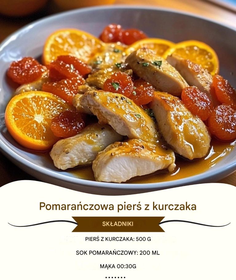 Pierś z kurczaka w pomarańczach: lekka i smaczna bez wina!