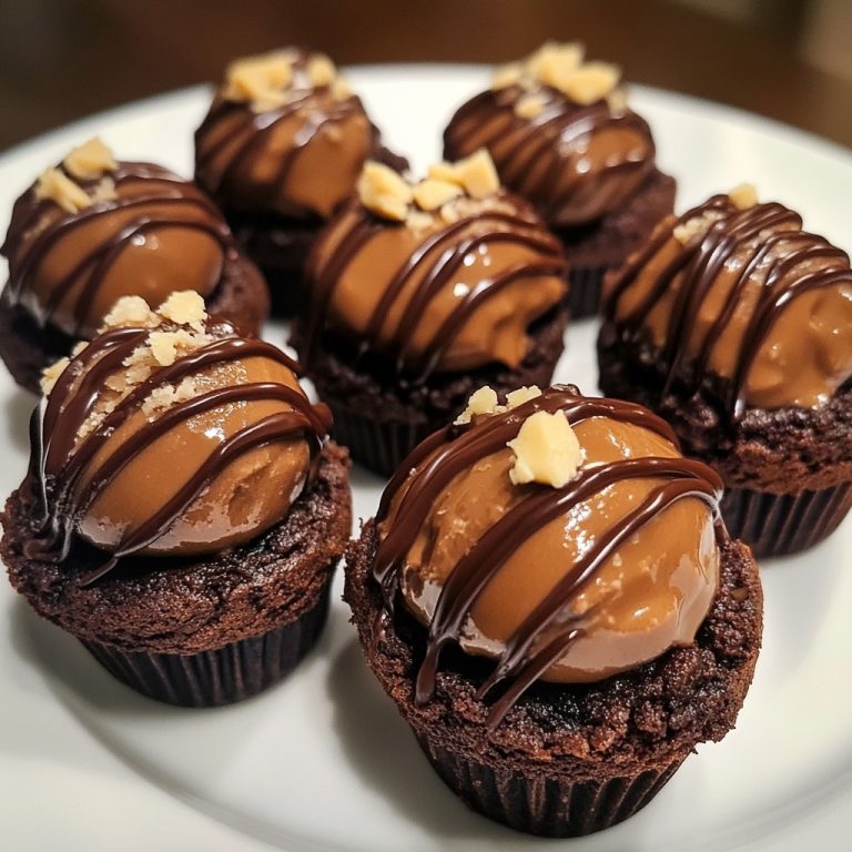 Karmelowe Brownie Bites