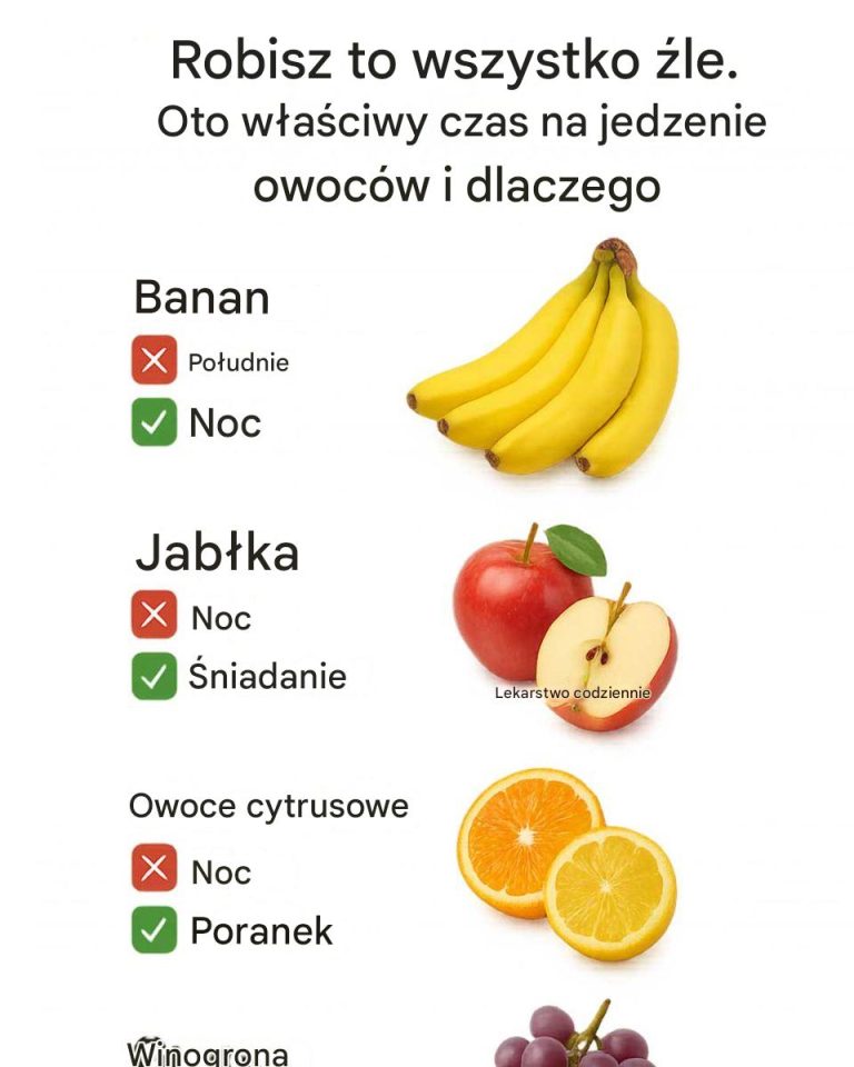 Robisz to wszystko źle. Oto właściwy czas na jedzenie owoców i dlaczego