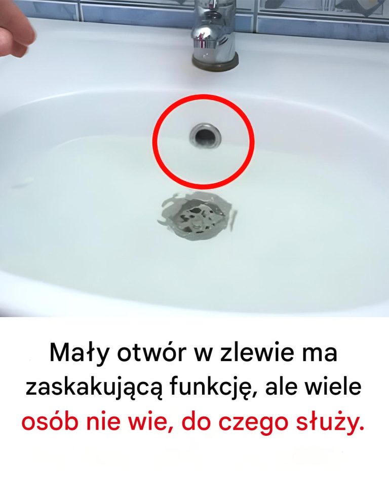 Tajemnica małego otworu w umywalce w łazience
