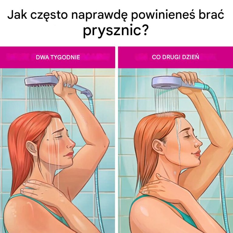Jak często należy brać prysznic?
