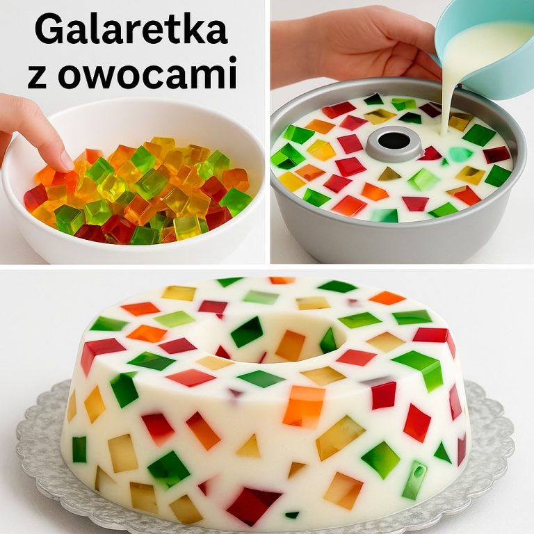 Przepis na “Galaretkę z owocami”: