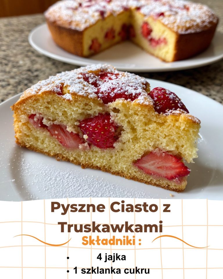 Pyszne Ciasto z Truskawkami – Przepis Krok po Kroku